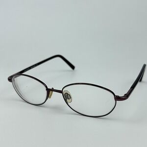 Anne Klein 9028 K1206 Unisex Eyeglasses Frame Burgundy Full Rim 50-17-135 mm